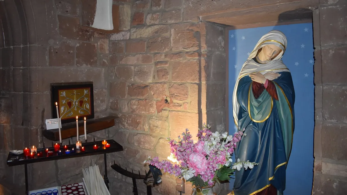 Intérieur de la chapelle du Château du Haut-Barr